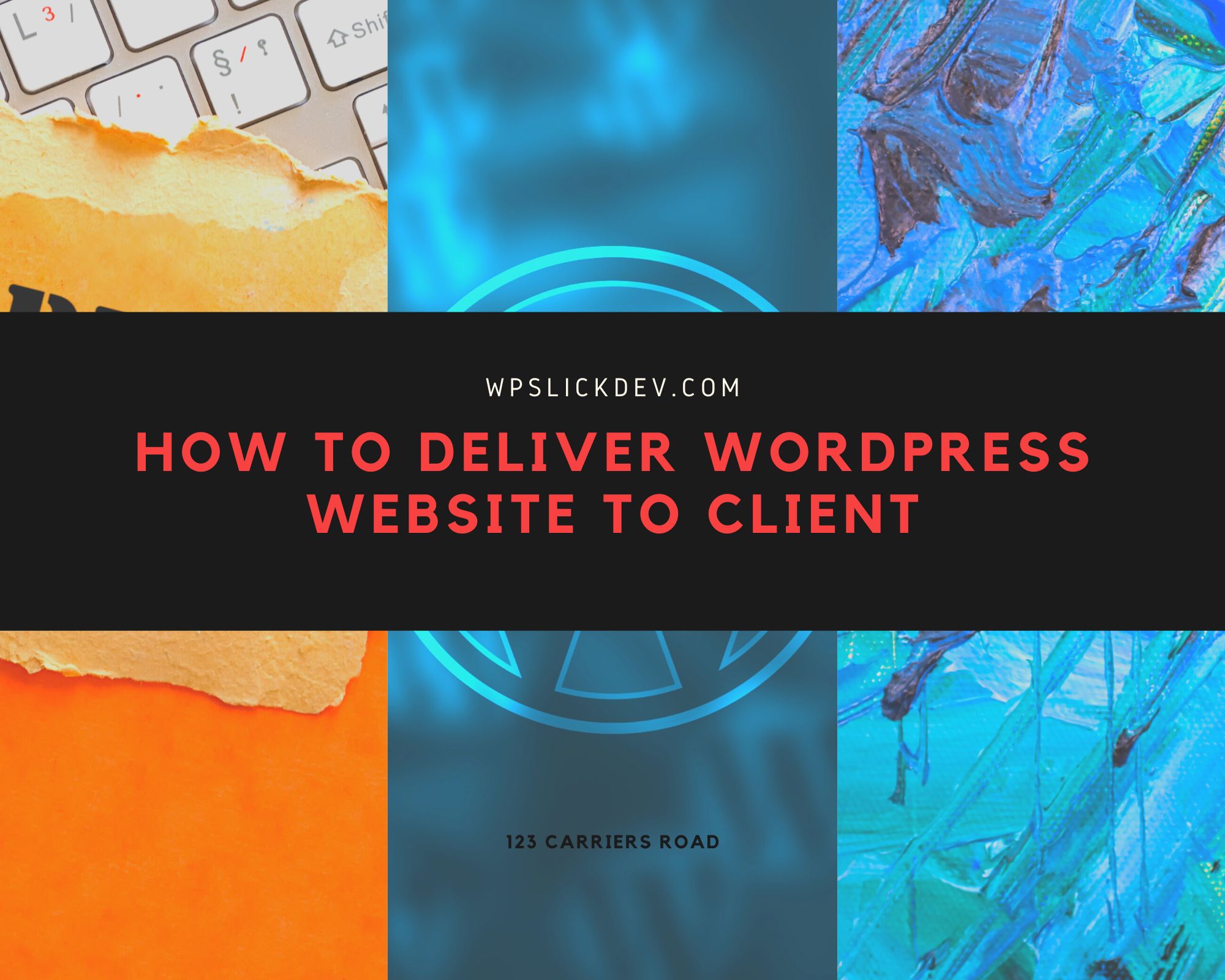 How to deliver wordpress website to client